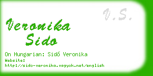veronika sido business card